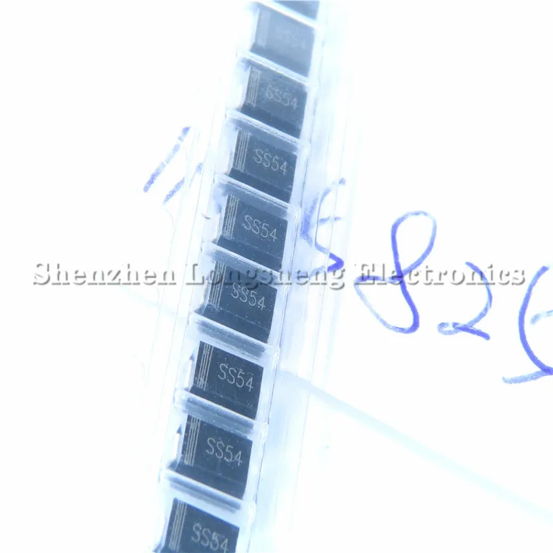 50 шт./лот SMD диод Schottky 1N5825 1N5824 IN5824 SS54 SMA громкость 5A 40V | Электронные компоненты и