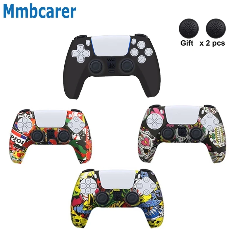 Мягкий силиконовый гелевый резиновый чехол для PS5 защитный контроллера SONY Playstation