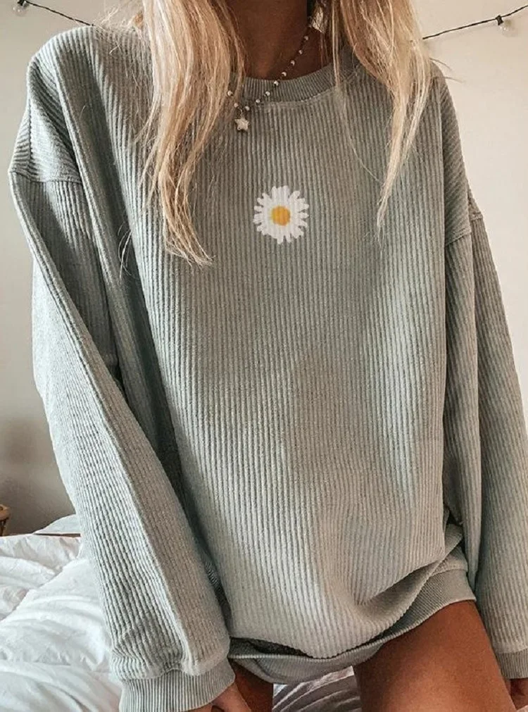 Long-Sleeved Top in Grey