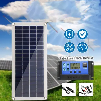 

20W solar power panel sunpower energy photovoltaic panel fast charging high conversion rate solar panel set