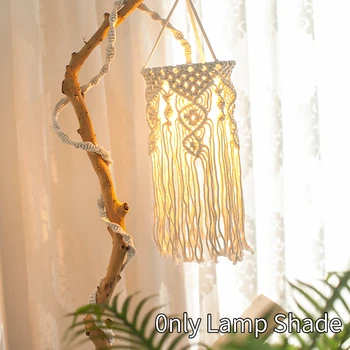 

Knitting Tassel Charm Ceiling Light Pendant Cafes Lamp Shade Bedroom Home Decor Cotton Blend Living Room Handmade Nordic