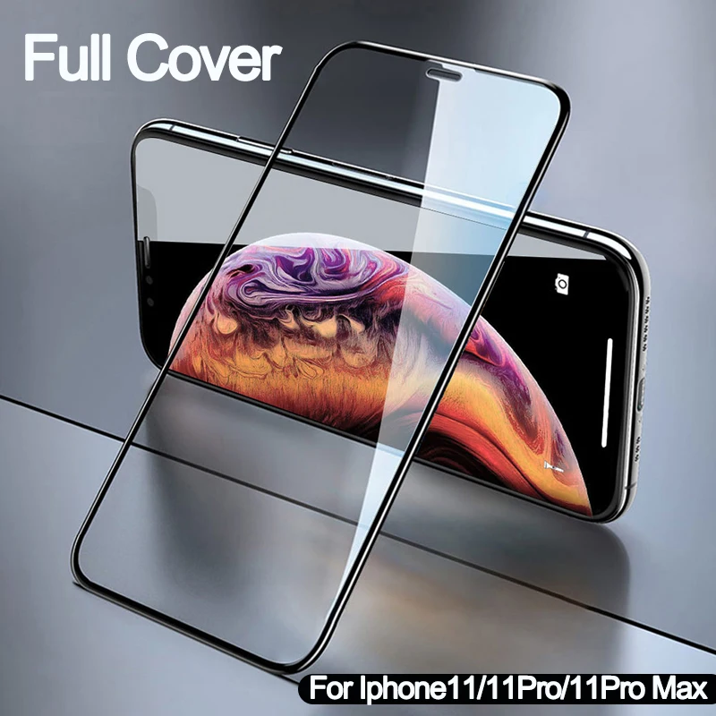 Защитное стекло закаленное для Apple iphone 11 pro max | Мобильные телефоны и аксессуары