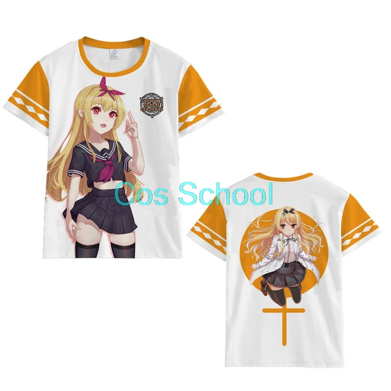 Cos School Arifureta Shokugyou de Sekai Saikyou T shirt Yue Cosplay tshirt Couple 3D Print T-Shirt Hajime Nagumo Costumes Tees