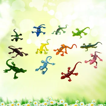 

7pcs Plastic Lizard Toy Premium Figure Set Realistic Funny Toys Gifts Party Favors Lizard Model for Kids Toddler Children