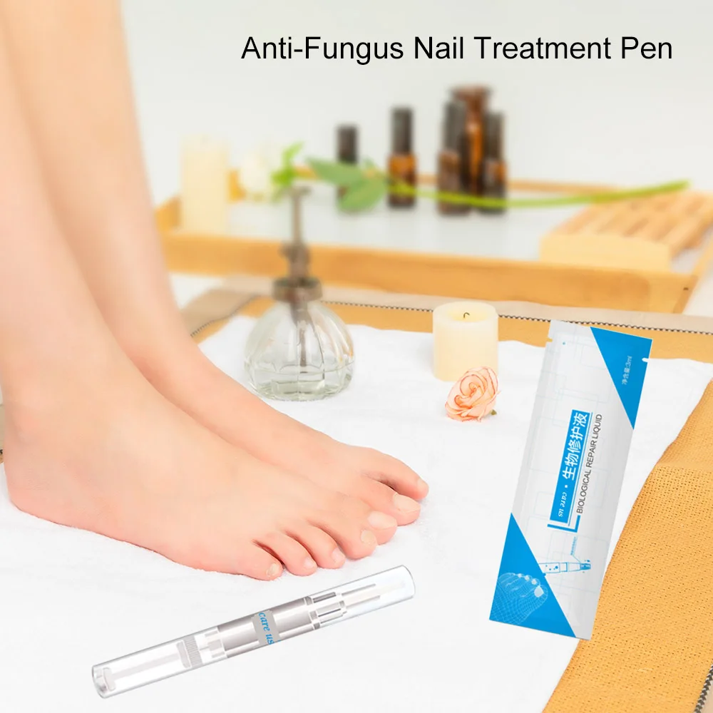 Nail Fungus Treatment Brush Foot Care Tools Toenail Antifungal Care Fungal Nail Liquid Anti-Fungus Nail Treatment Pen