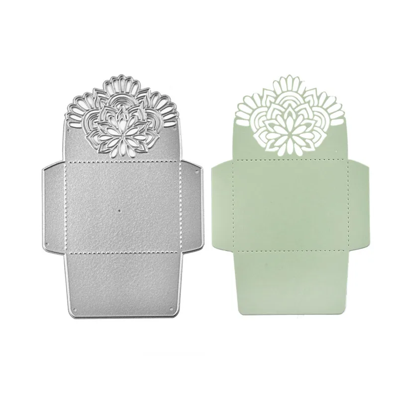 

YaMinSanNiO Foldable Dies Envelope Metal Cutting for DIY Scrapbooking Craft Card Album Embossing Die Cut New Template 107*161mm