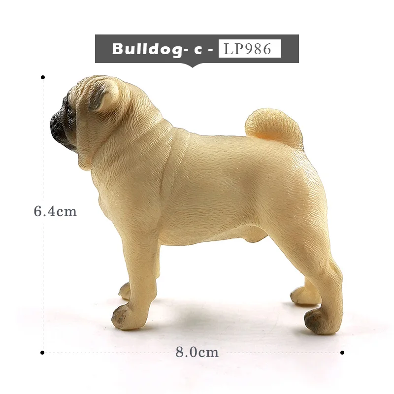 Charming Bulldog Figurine - Miniature Home Decor & Fairy Garden Accessory