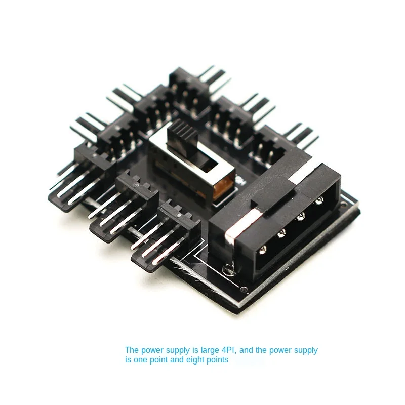 3 контактный Компьютерный Вентилятор с контролем скорости может быть подключен к