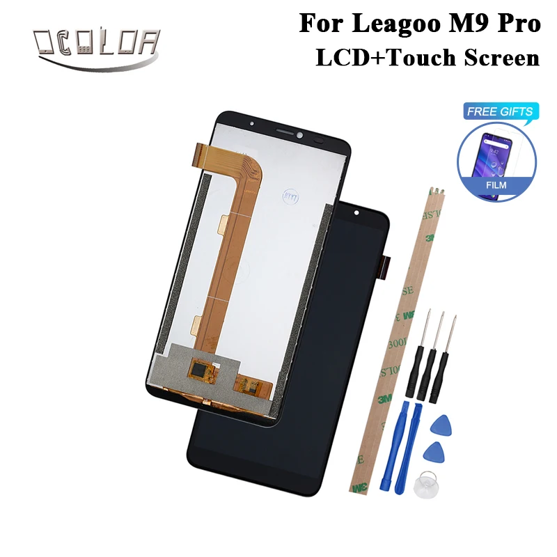 

ocolor For Leagoo M9 Pro LCD Display and Touch Screen +Tools And Adhesive 5.72 Inch For Leagoo M9 Pro Phone Accessories +Film