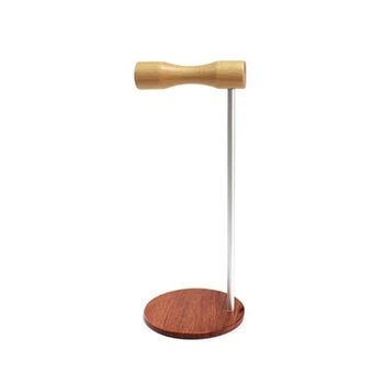 Günstige Display Aufhänger Holz Universal-Portable Einzigen Doppel Gaming Home Office Studio Headset Stand Kopfhörer Halter Schreibtisch Veranstalter