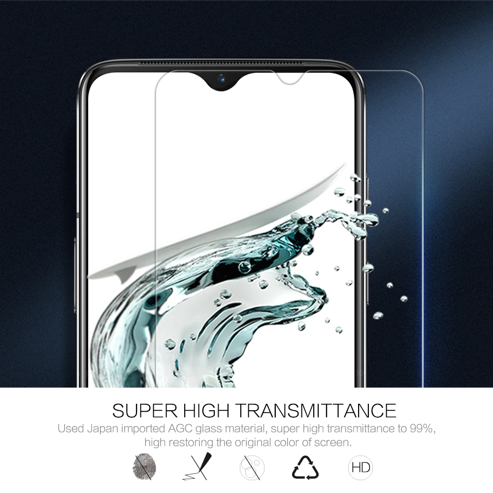 Oneplus 7 T/7/6 T/6/5 T/5/3 закаленное стекло Nillkin 9H жесткое безопасное прозрачное стекло протектор экрана для Oneplus 7T 7 6T 6 5T 5 3 пленка