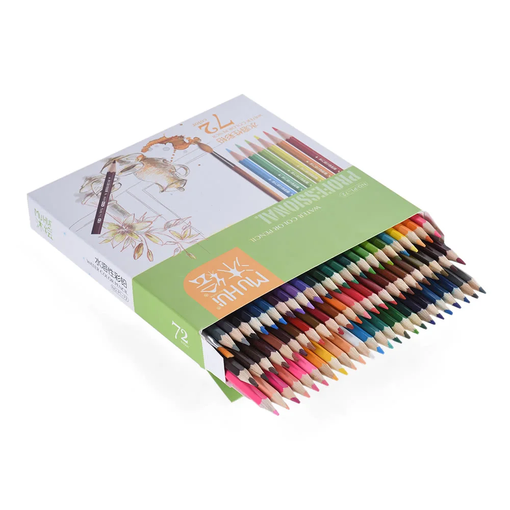 72 шт./компл. ColorsWater Цветной карандаш профессионалов товары для рукоделия подарок на Рождество профессиональный комплект для рисования Цветной карандаш