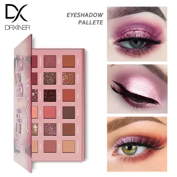 

Drxiner Eyeshadow Pallete 18 Color Waterproof Concealer Makeup Pallete Lasting-Effect Glitter pigment Eye Shadow