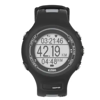 

GPS running watch with wrist-based heart rate 50 meter Waterproof for IOS Android Men's Digital Sport Watch Smart