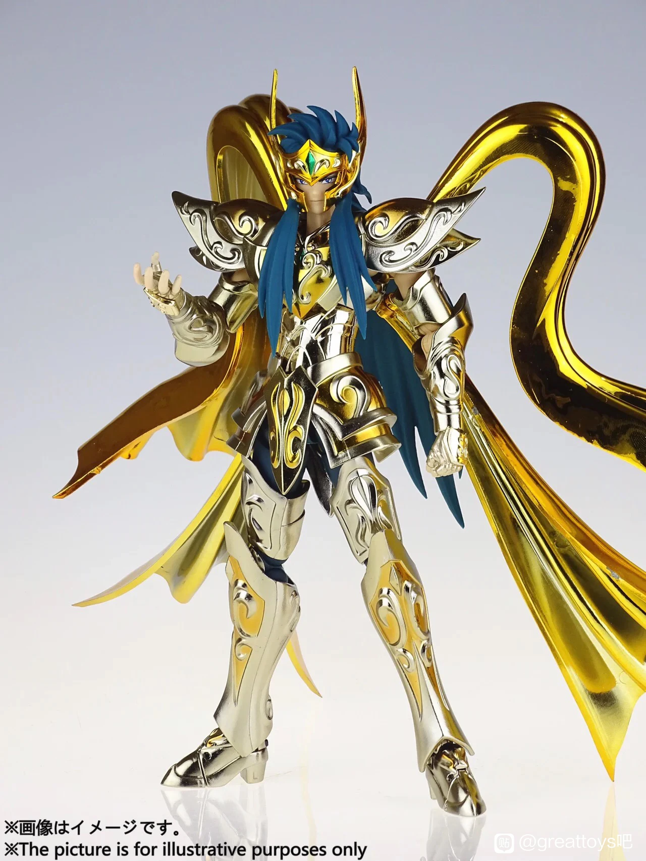 Модель фанатов новая партия в наличии GreatToys EX aqueus Camus God Cloth SOG Metal Armor GT Saint Seiya