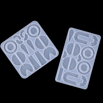 

Silicone Earring Pendant Jewelry Mold Resin Casting Mould Tool DIY Epoxy Making