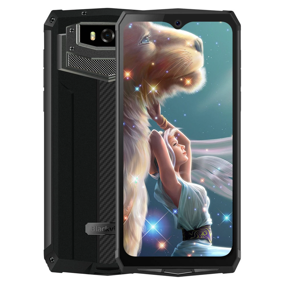black Blackview BV9100 водонепроницаемый прочный смартфон 13000 мАч 4 Гб+ 64 Гб открытый мобильный телефон Android 9,0 Helio P35 4G мобильный телефон - Цвет: black
