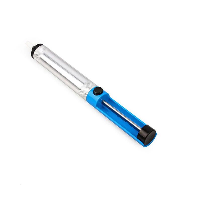 1 шт. полуалюминиевый металлический отпаивающий насос инструмент синий прочное устройство для удаления Вакуумный паяльник демонтаж ручные сварочные инструменты