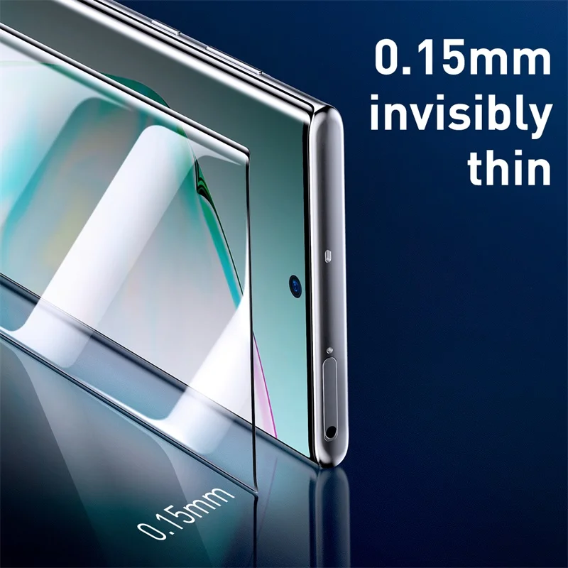 Baseus 2 шт 0,15 мм полноэкранная Защитная пленка для samsung Galaxy Note 10 Note 10 Plus Защитная пленка для Note 10 Plus стекло