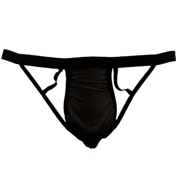 

Mens Erotic Low Rise See Through Mesh Bulge Pouch G-String Underwear Hollow Out Strappy Bandage Thong Open Butt Lingerie Panties