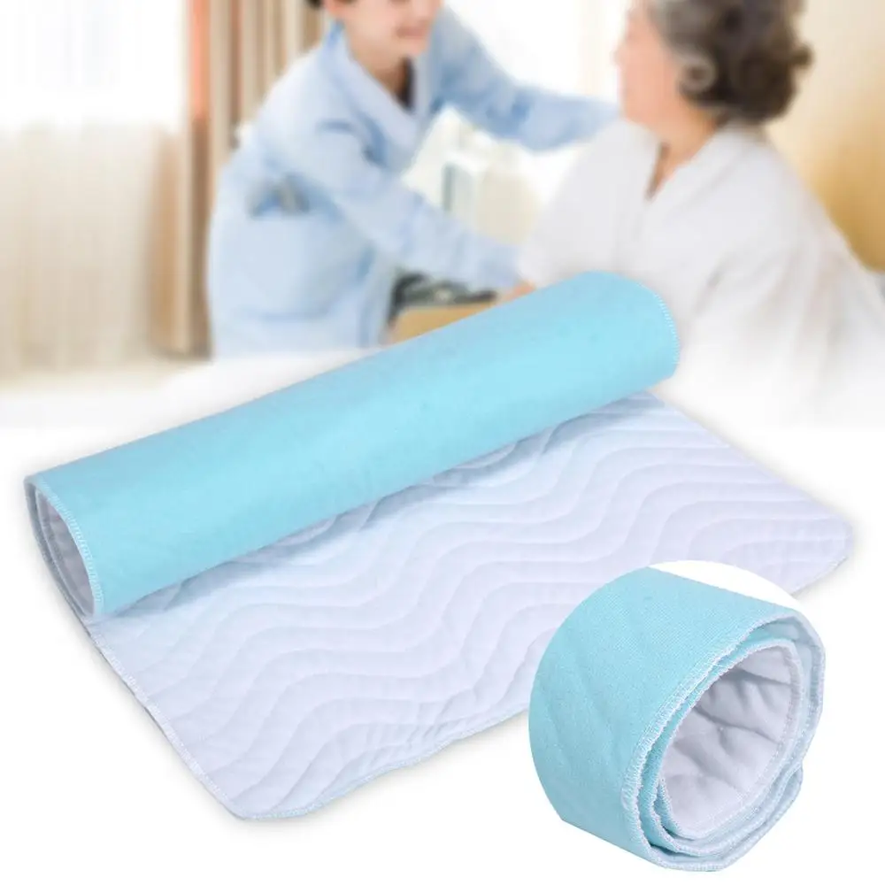 2 размера моющийся многоразовый коврик для мочи, дышащий коврик для кормления, ультра впитывающий подгузник для пожилых детей, хлопковый матрас для мочи