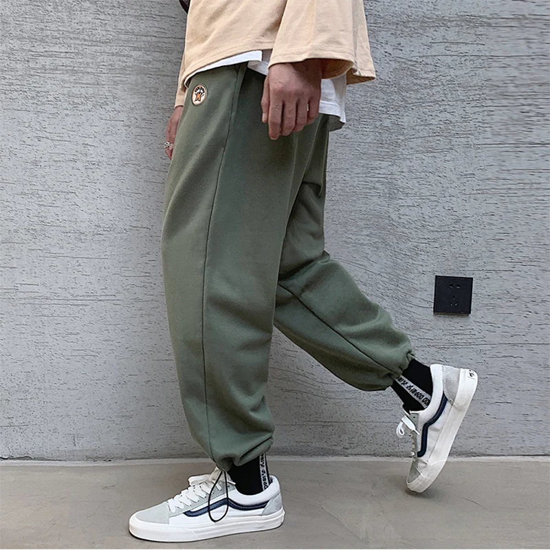 Размера плюс M-5XL мужские уличные брюки эластичные повседневные Прямые брюки уличные спортивные брюки Харадзюку мужские брюки для бега