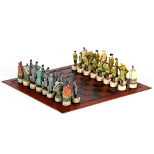 Historical Figures Theme Chess Painted Chess Piece Skin Board Go Chess Set Luxury Table Game Toy Gift Germany World War II
