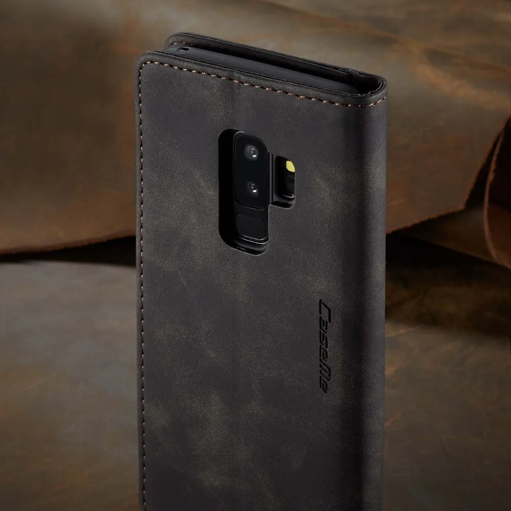 Для samsung Galaxy s9 s9+ чехол CaseMe Магнитный откидной Бумажник кожаный чехол-подставка для телефона чехол для Galaxy S8 Plus s7 edge Капа слоты для карт