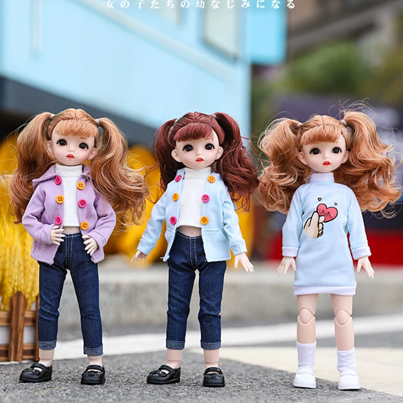 Мода 30 см Девушка BJD кукла девушка платье 15 подвижных шарнирных красоты куклы с