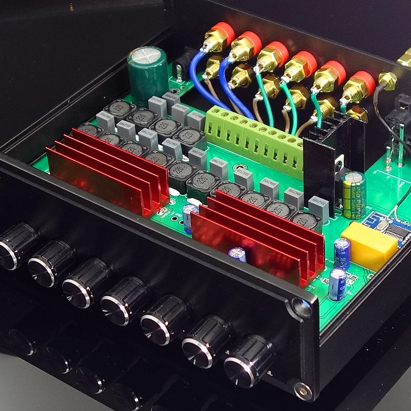 A600 5 1 канальный Bluetooth 0 усилитель KYYSLB DC12-25V TPA3116 домашний готовый | Электроника