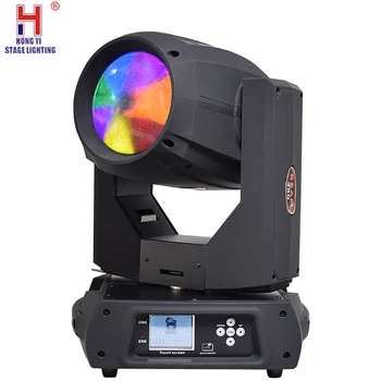 

17r beam moving head 350W dmx stage lighting of high quality with double prism touch screen display for dj disco party show