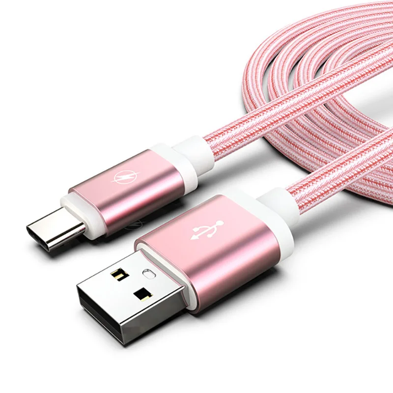 Нейлоновый кабель 0,25 м 1 м 2 м USB C mi cro type C для iPhone X 6 7 8 Plus samsung S9 S10 Pro huawei xiaomi mi 10 Android Charging Kable