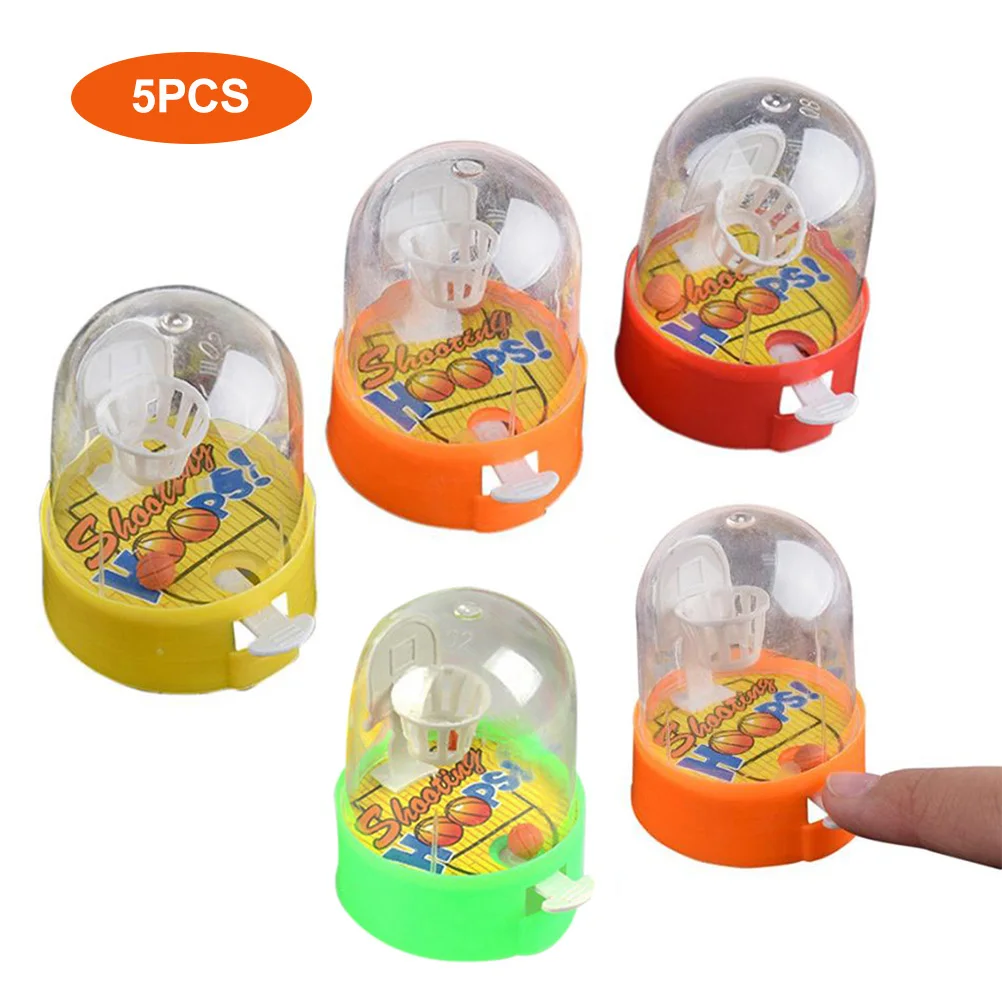 

5Pcs Mini Finger Basketball Shooting Machine Toy Shooting Desktop Game Puzzle Parent-Child Interactive Basketball Game Toy
