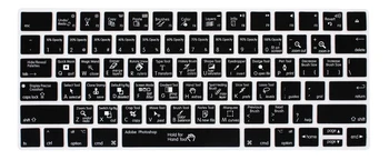 

HRH Photoshop PS Hotkey Dust proof Silicone Keyboard Skin Protective Film For Apple Magic A1644 MLA22B/A US For Adobe Keyboard