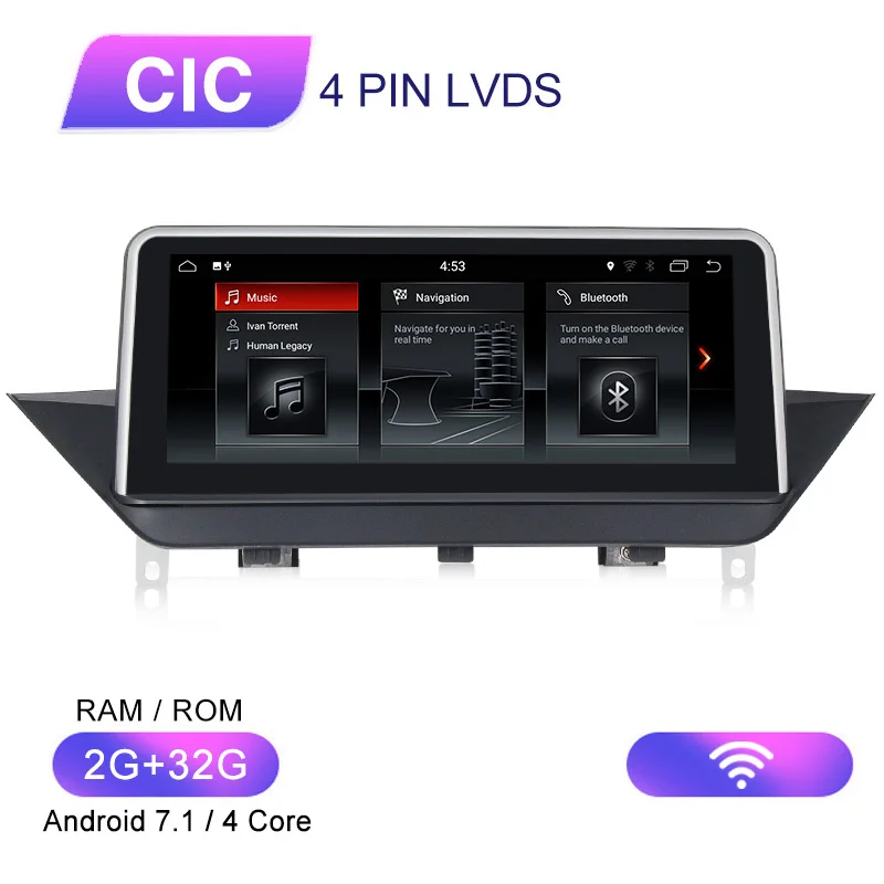 MEKEDE Qualcomm 8 core Android 9,0 4G lte автомобильный dvd-плеер мультимедийный плеер для BMW X1 E84 2009- 4G ram 64G rom wifi BT GPS - Цвет: with screen