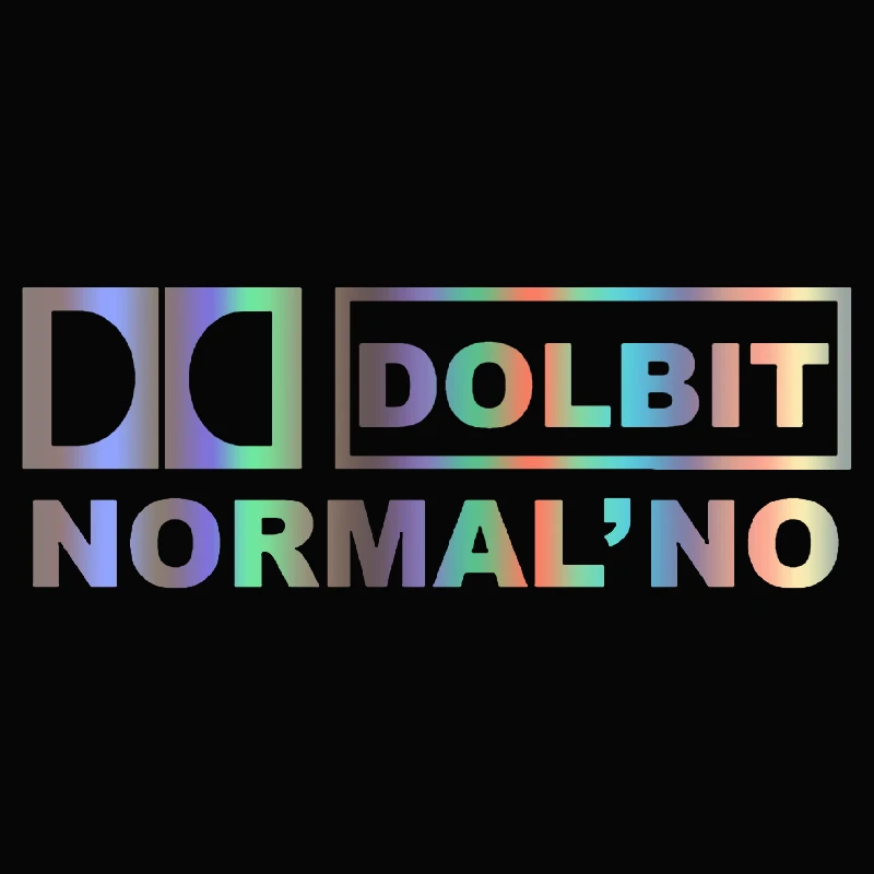 CK2302#30*11см наклейки на авто ДОЛБИТ НОРМАЛЬНО DOLBIT NORMAL'NO водонепроницаемые машину