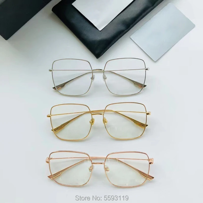 

Brand Stellaire1 Eyeglasses frame Women Fashion metal eyeglasses myopia optical monturas de gafas oculos de With orginal case