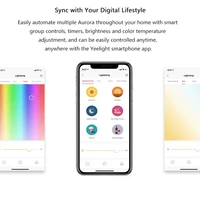 Global version Yeelight Aurora Smart Light Strip 1S RGB Colorful WiFi 2M To 10M 60 LED LightStrip For APP xiaomi mi home Homekit - Image 6