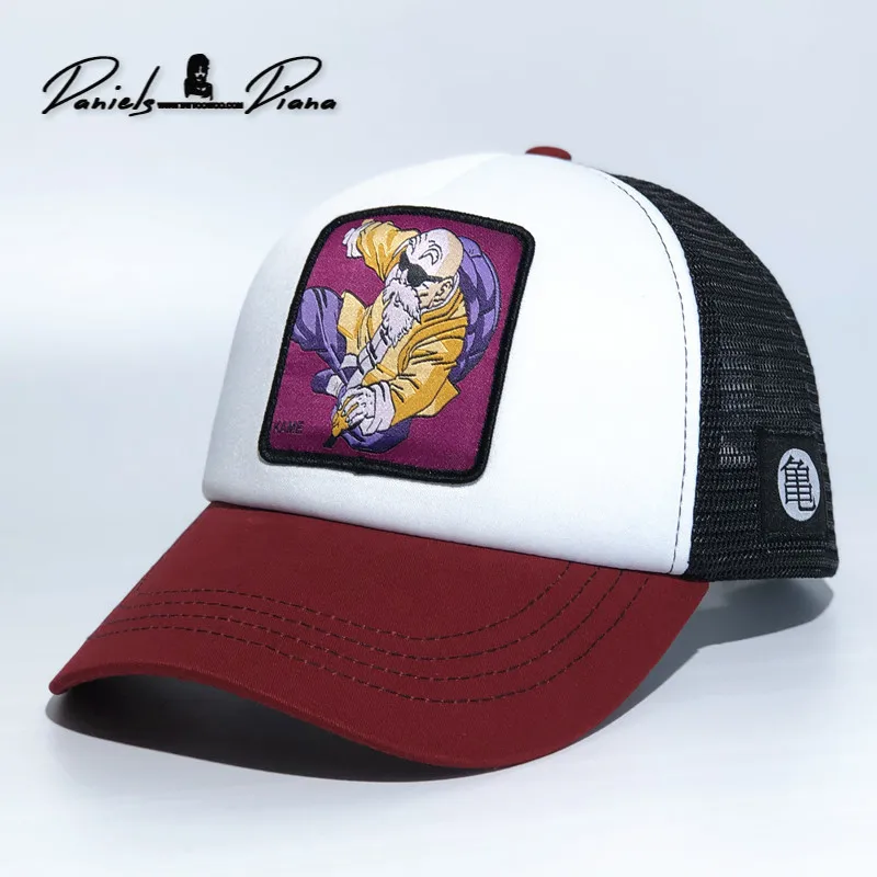 

Dragon Ball Baseball Cap Mesh Hat Embroidered Cotton Unisex Anime Cartoon Snapback Cap Hip Hop Trucker Dad Hat Gorras Casquette