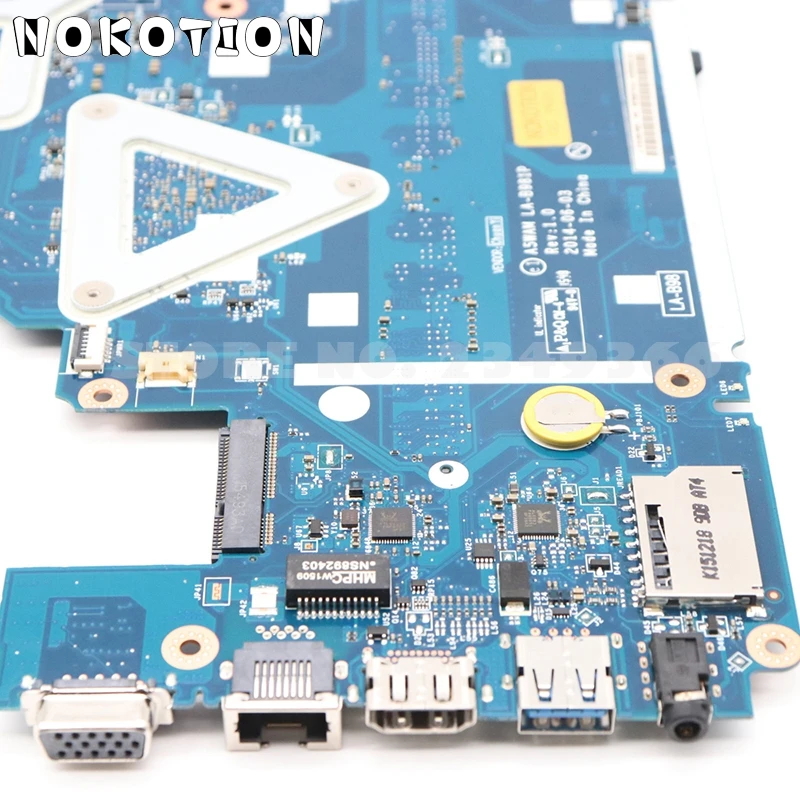 NOKOTION NBMQX11005 NB. MQX11.005 для acer aspire E5-511 E5-511G Материнская плата ноутбука A5WAM LA-B981P DDR3L 820M