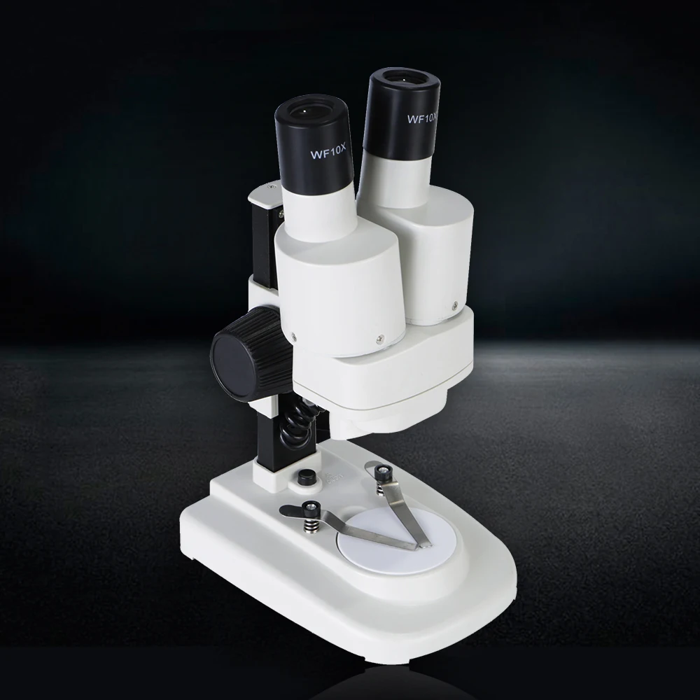 

Binocular Microscope Kids 20X Digital Microscope Children Biological Microscope Metal LED Light Lab Experiment Magnifier