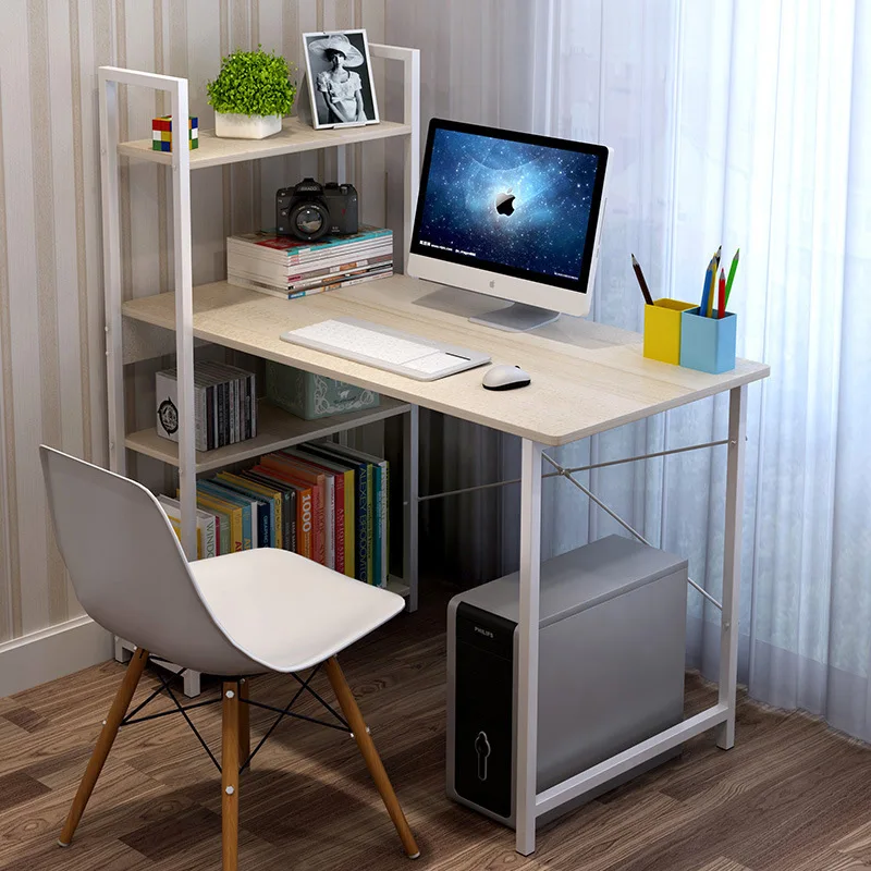 

Man Patriarch Home Desktop Computer Desk Economical Desk Minimalist Modern Computer Table Simple Bookcase Office Desk