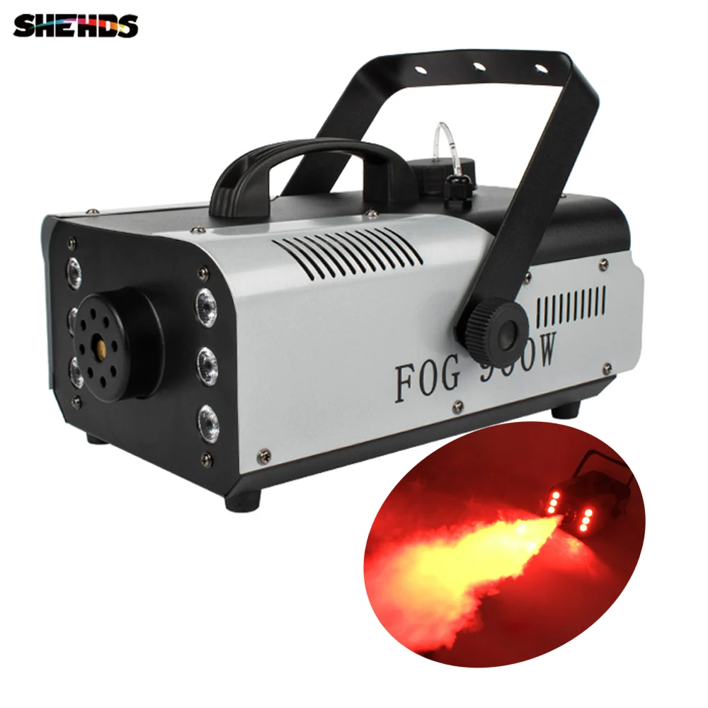

Mini 900W RGB 3IN1 Wire Control fog machine pump DJ Disco Smoke Machine for Party Weedding Christmas Stage Fogger Machine