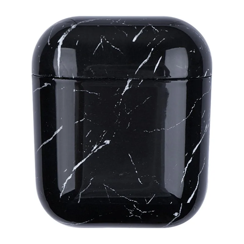 Матовый защитный чехол для наушников для Airpods 1/2 Универсальный ПК мраморный беспроводной Bluetooth чехол для наушников противоударный корпус - Цвет: 9