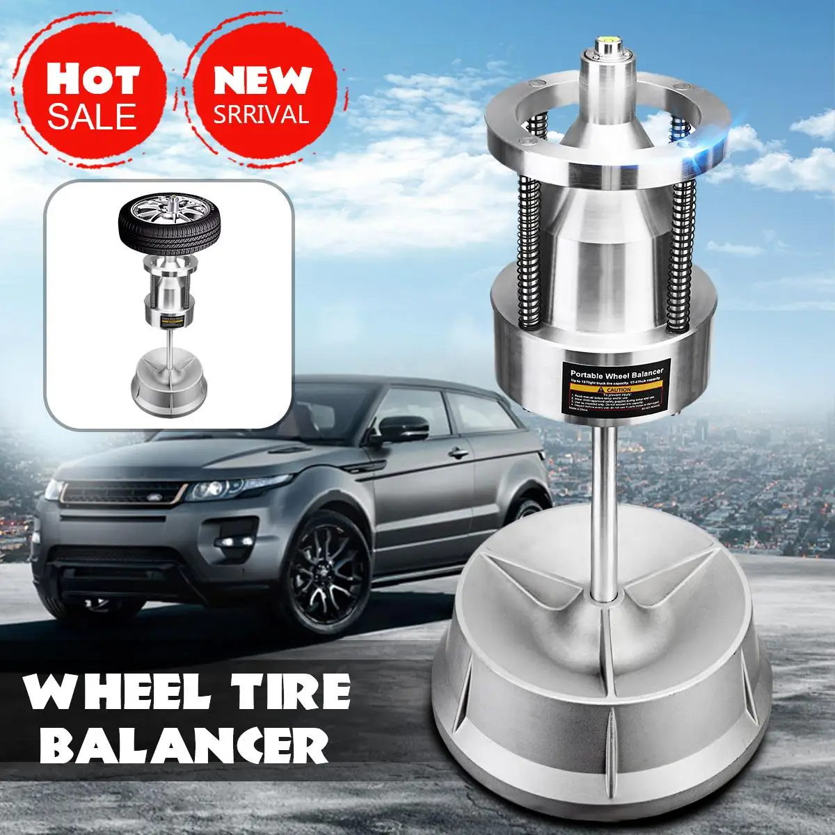 

Car Truck Portable Hubs Wheel Tire Balancer Bubble Level Heavy Duty Rim Car Tire Wheel Balancer Auto Tyre Balancing Machine