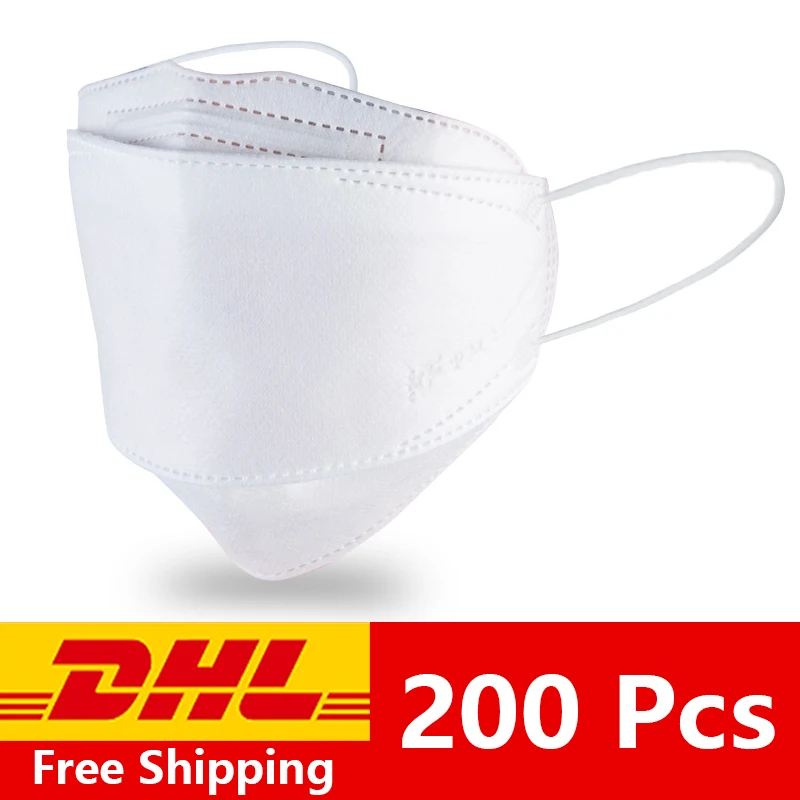 

In Stock DHL Shipping 200PCS N95 Anti dust Masks Reusable Masque Anti-flu Mask ffp2 masque Safety Protective ffp3 Face Mask