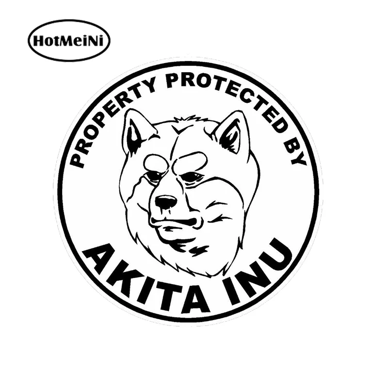HotMeiNi Akita Inu Dog PVC Автомобильный декоративный автомобильный стикер Наклейки