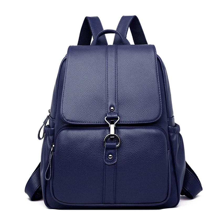 Модные рюкзаки для женщин, мягкая кожаная сумка на плечо, женская дизайнерская Противоугонная сумка, женский рюкзак для девочек, большой рюкзак, школьная сумка