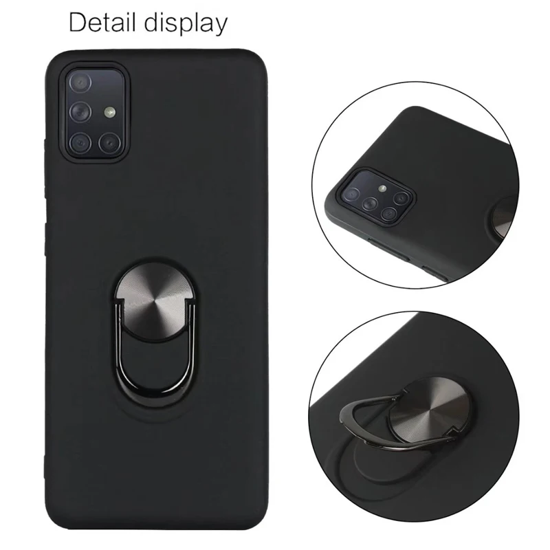 Магнитный металлический кольцевой чехол для Samsung A71 A51 A50 A70 A41 A31 A11 A21S A40 A30 M31 A81 A91 A90