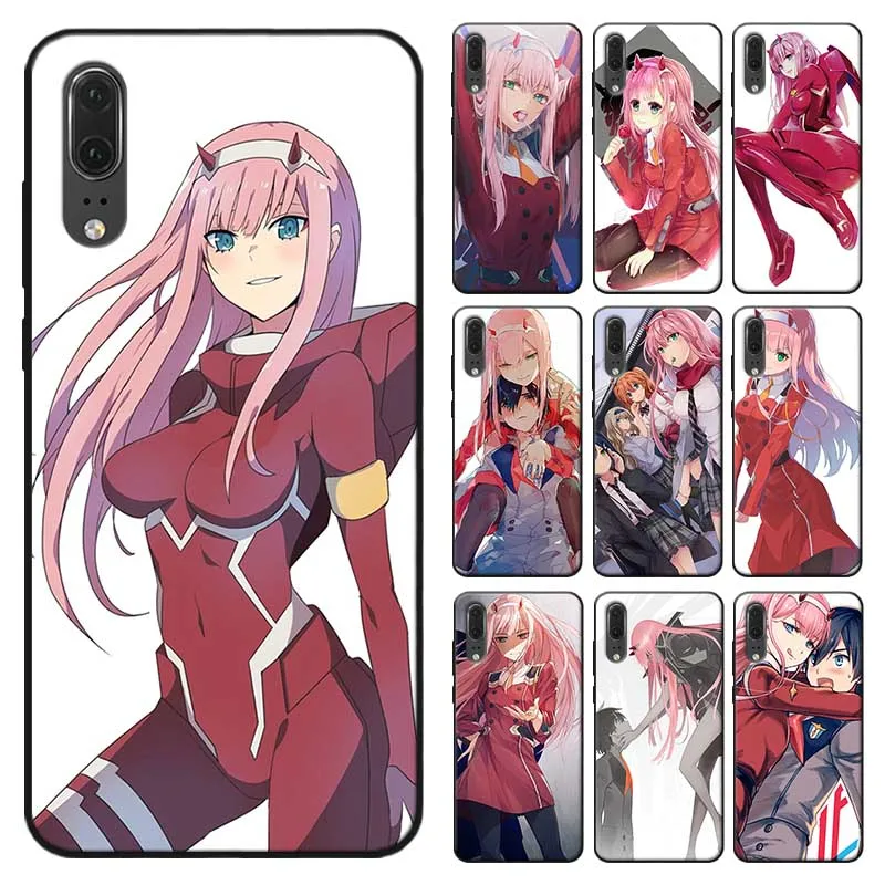 

For huawei honor 8x 10 20 10 lite 20 pro Soft silicone Cover Phone Case two darling in the franxx cute Aanime